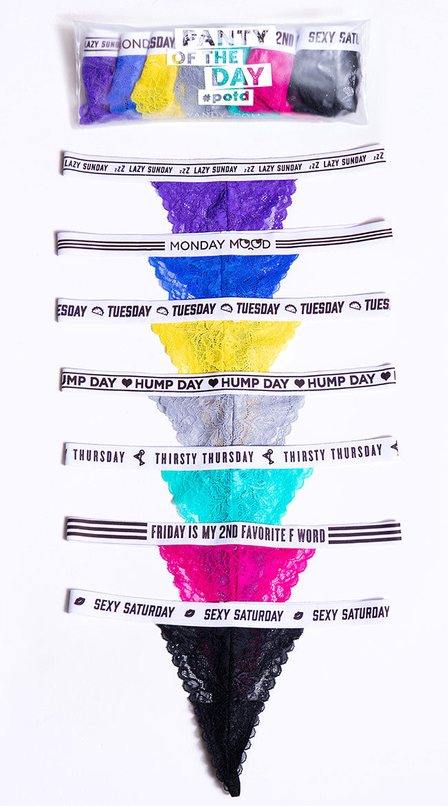  Yandy Days Of The Week Panty Pack
