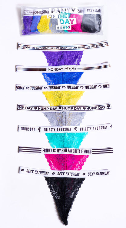  Yandy Days Of The Week Panty Pack