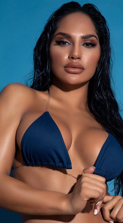  Yandy Coast Is Clear Triangle Bikini Top