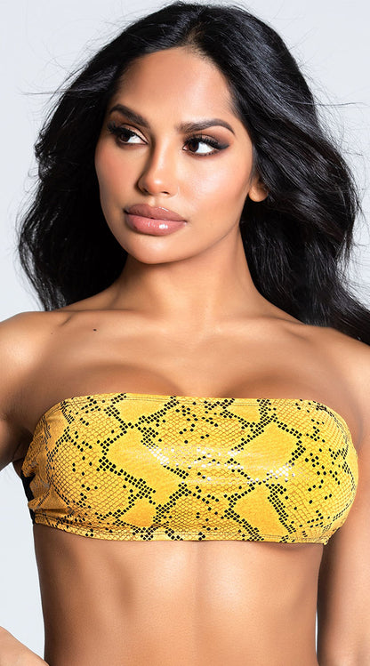 Yandy Snake Around Bandeau Top