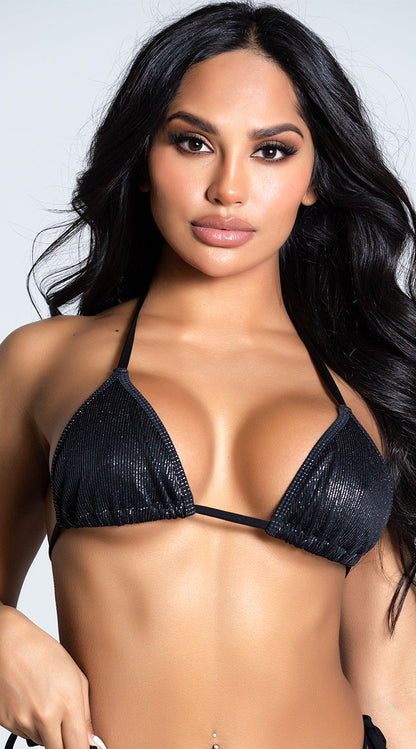  Yandy All That Glitters Triangle Bikini Top