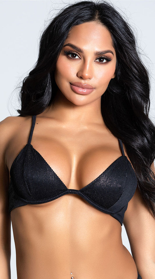  Yandy Metal Heart Bikini Top