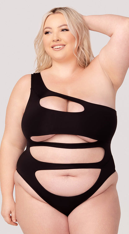  Yandy Plus Size Poolside Pleasure One Piece Swimsuit