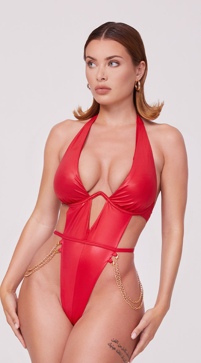  Yandy X Lana Rhoades Red Light Vision Bodysuit