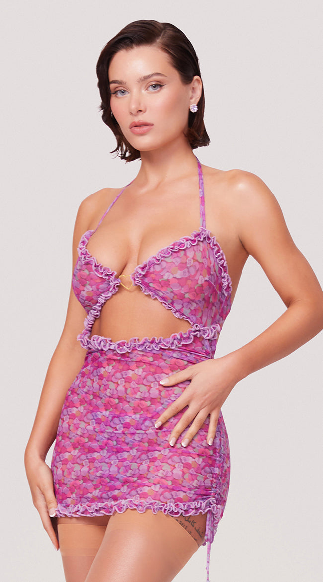  Yandy X Lana Rhoades XOXO Chemise Set