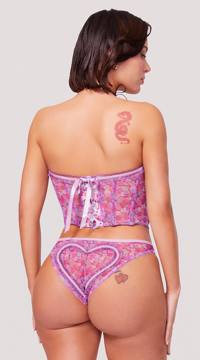  Yandy X Lana Rhoades Kiss Me Bustier Set