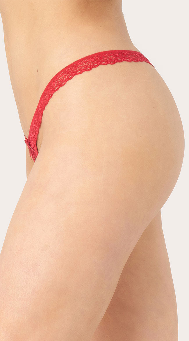  Yandy Criss-Cross Crotchless G-String