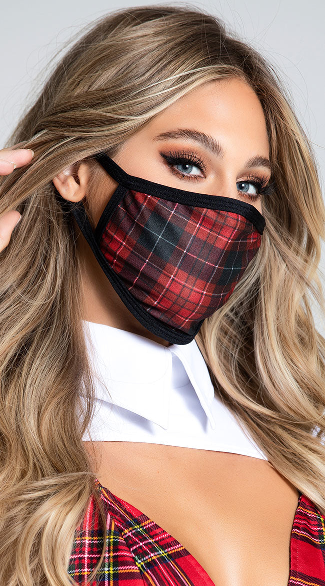  Yandy So Rad Plaid Face Mask