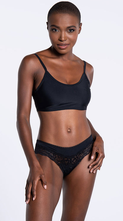  Yandy Embrace Lace Black Bikini Panty
