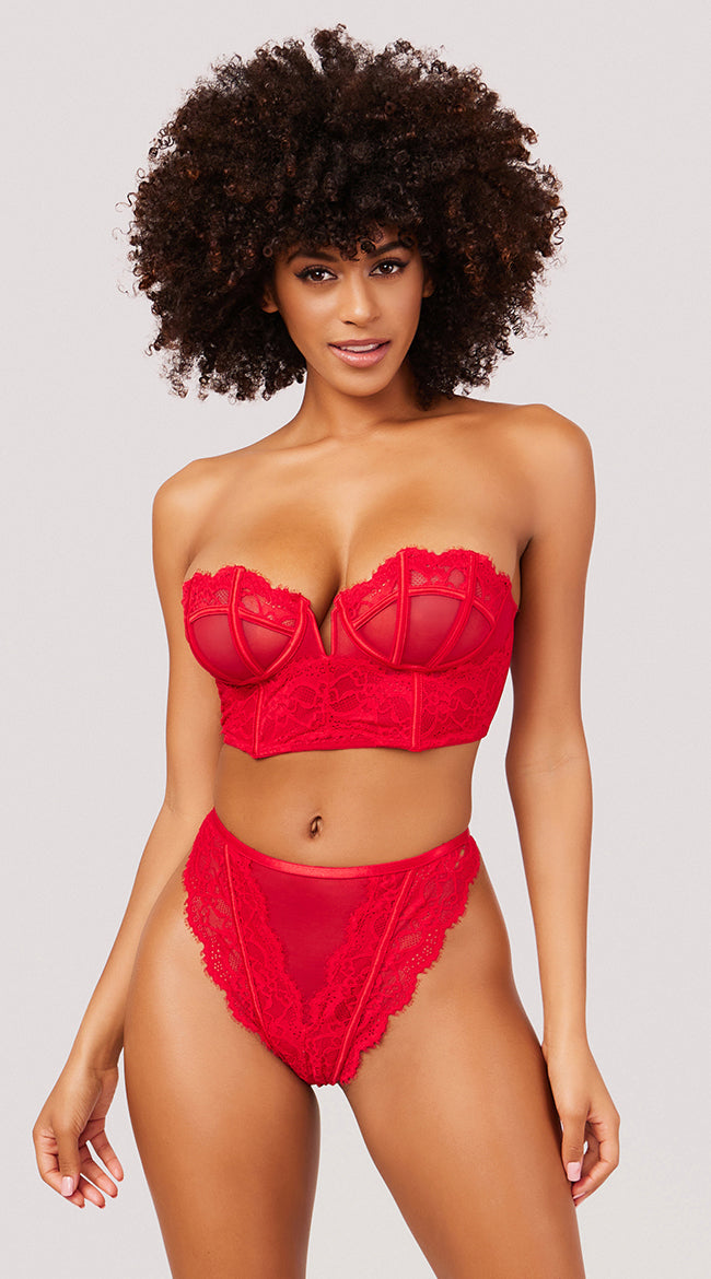  Yandy Stunning Longline Bra Set 
