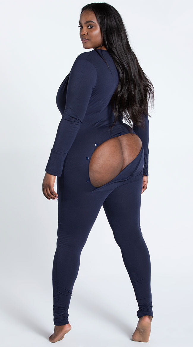 Yandy Plus Size Back In A Snap Onesie