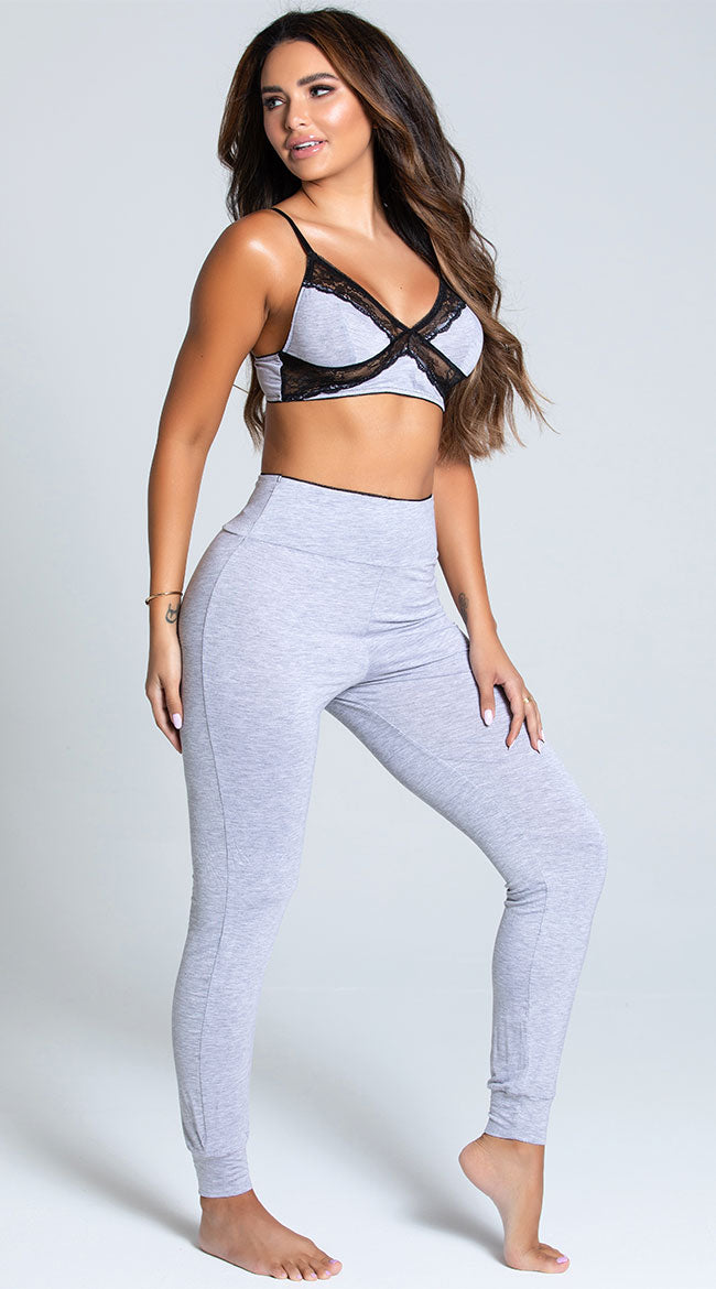  Yandy Why Knit Jogger Set