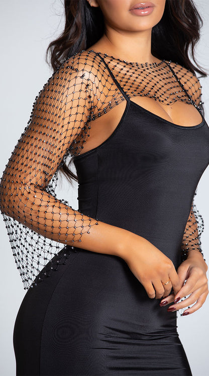  Yandy Bad To The Bling Rhinestone Top